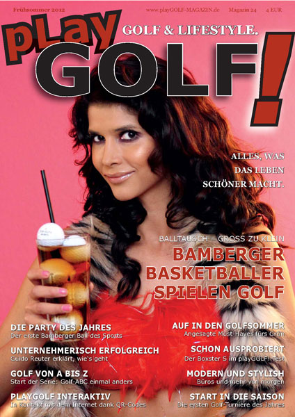 Magazin playGOLF! GOLF und LIFESTYLE. Das Cover.
